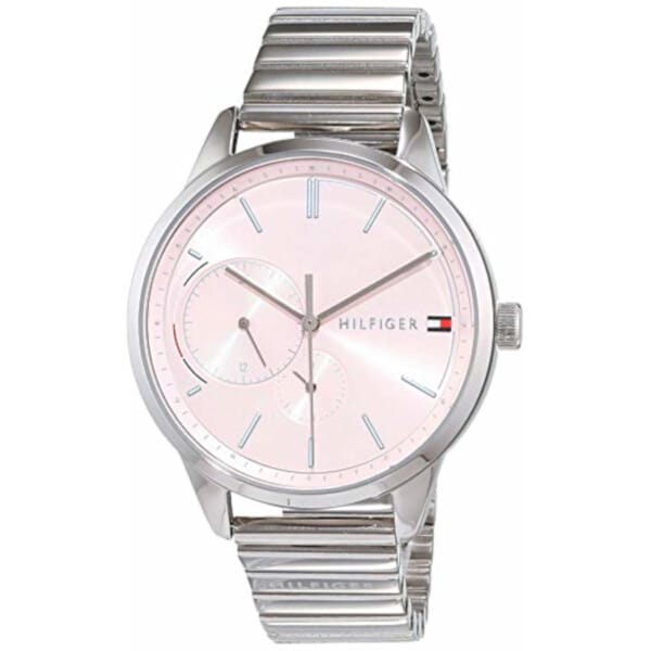 Tommy Hilfiger Brooke Pink Dial Stainless Steel Quartz Watch