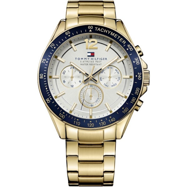 Tommy Hilfiger Luke Sophisticated Sport Gold-Tone Stainless Steel Watch