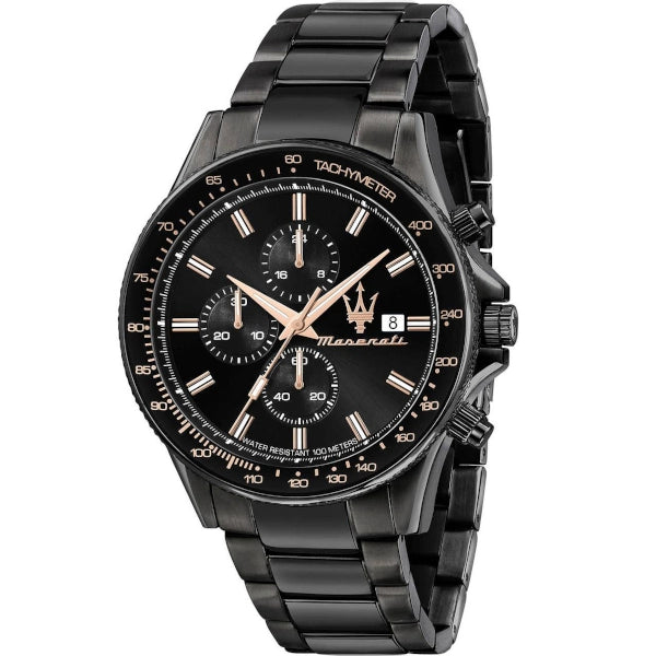 Maserati Sfida Chronograph Black Dial Quartz Watch