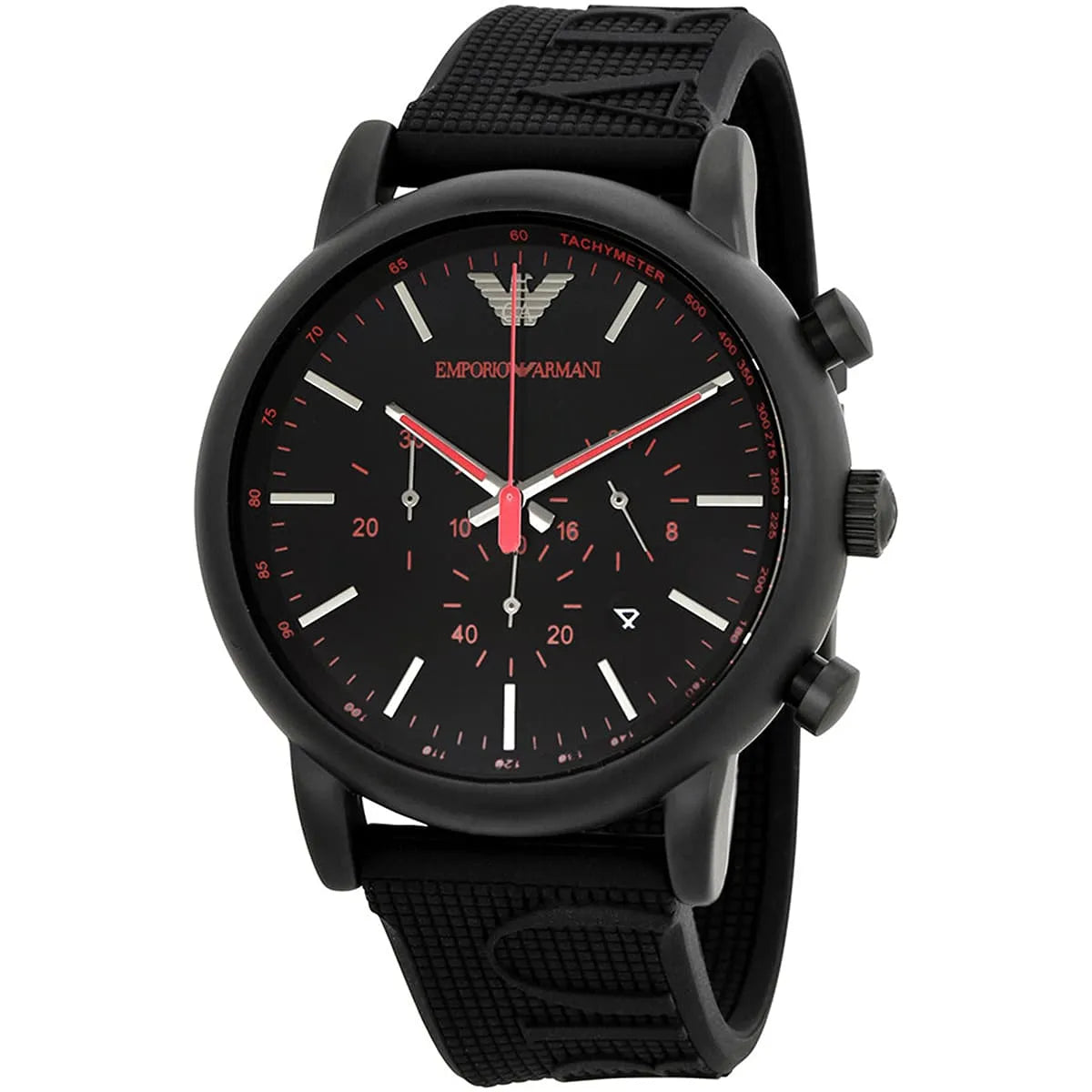 Emporio Armani Luigi Chronograph Black Dial Watch