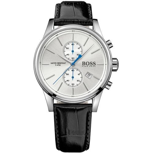Hugo Boss Chronograph Leather Strap Quartz Watch
