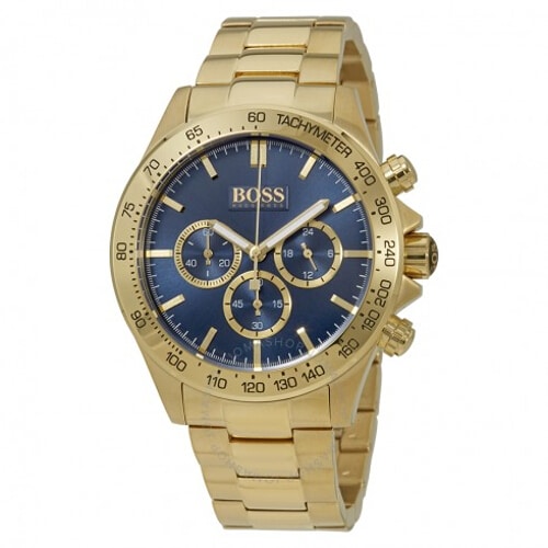 Hugo Boss Chronograph Stainless Steel Gold-Plated Watch