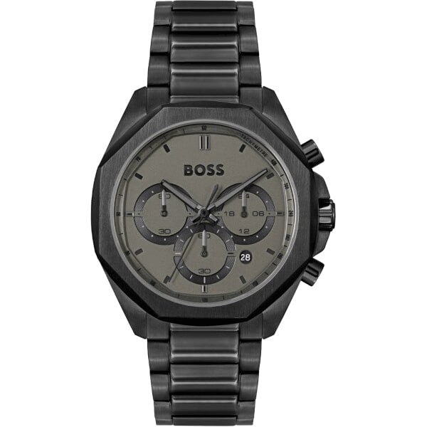 Men's Hugo Boss Cloud Black Chronograph Watch