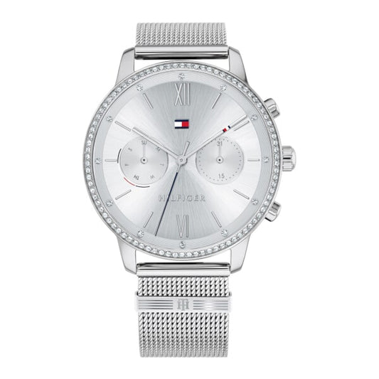 Tommy Hilfiger Blake Silver Mesh Ladies Watch