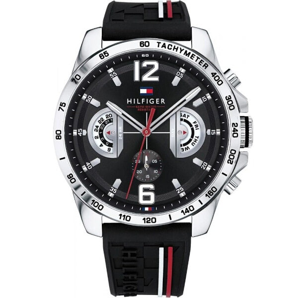 Tommy Hilfiger Men's Black Sports Watch