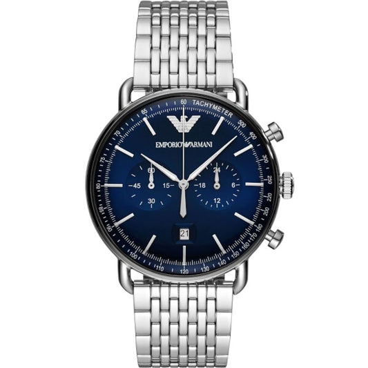 Emporio Armani Aviator Chronograph Quartz Blue Dial Watch