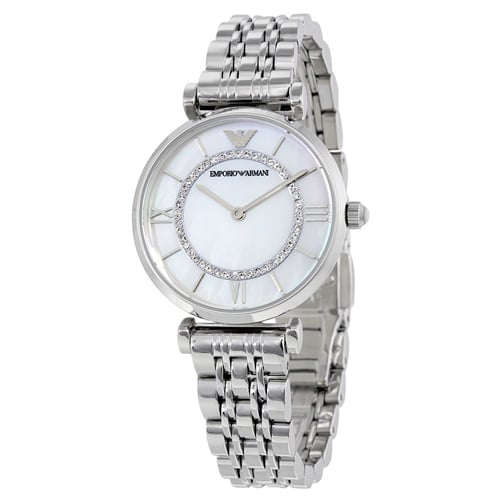 Emporio Armani Classic Mother of Pearl Dial Watch
