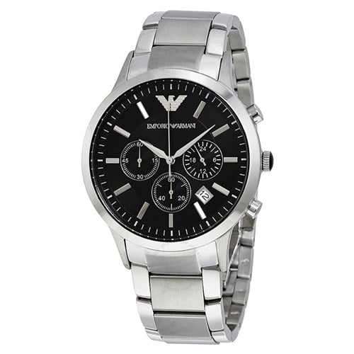Emporio Armani Men's Chronograph Stainless Steel Watch
