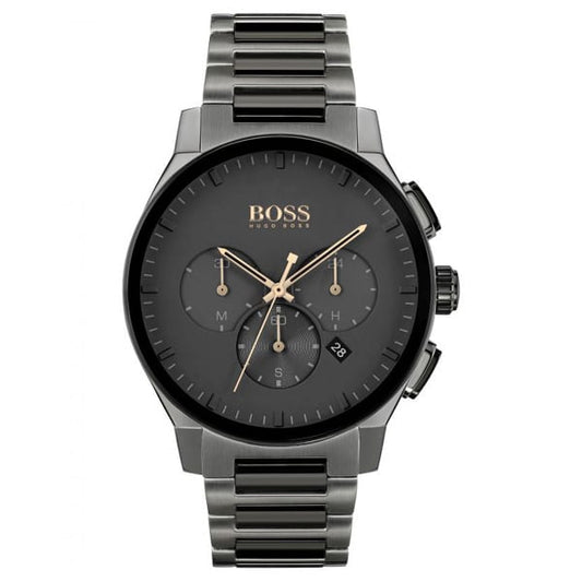 Hugo Boss Peak Black Chronograph Watch