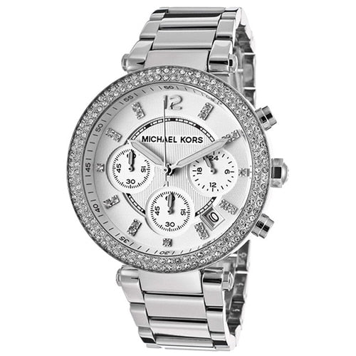 Michael Kors Women's Parker Silver Stainless-Steel Watch