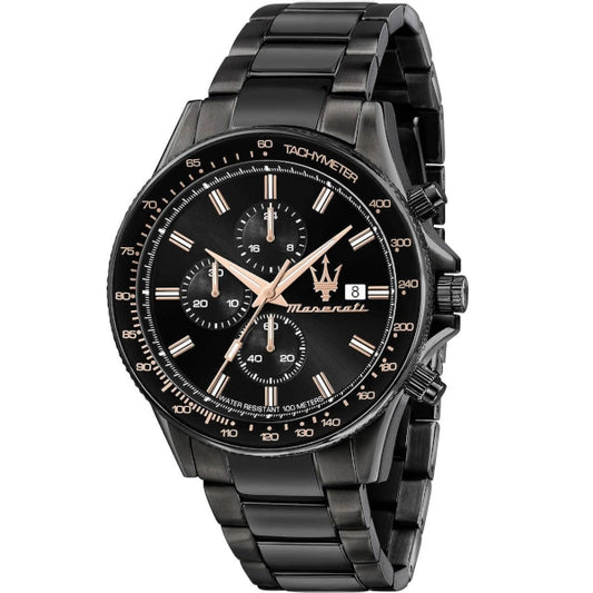 Maserati Sfida Chronograph Black Dial Quartz Watch